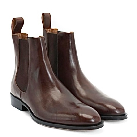 John Fluevog Gateways Jerusalem Chelsea Boots Brown Leather Designer - Picture 1 of 10